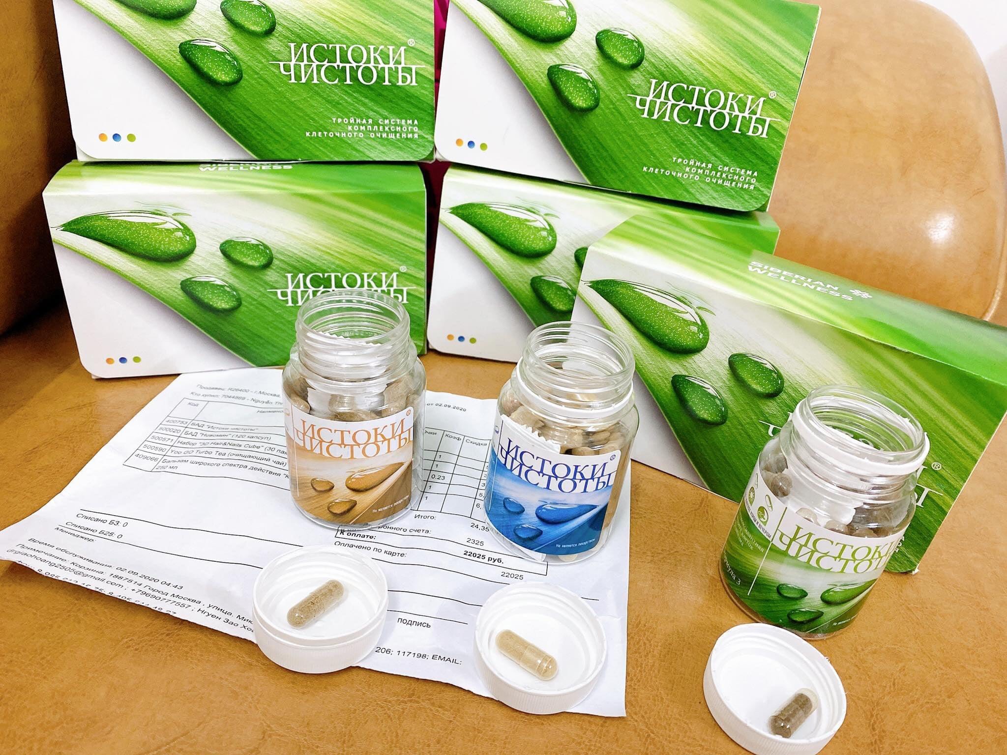 Bộ 3 thải độc tế bào và thanh lọc cơ thể RENAISSANCE TRIPLE SET của Siberian