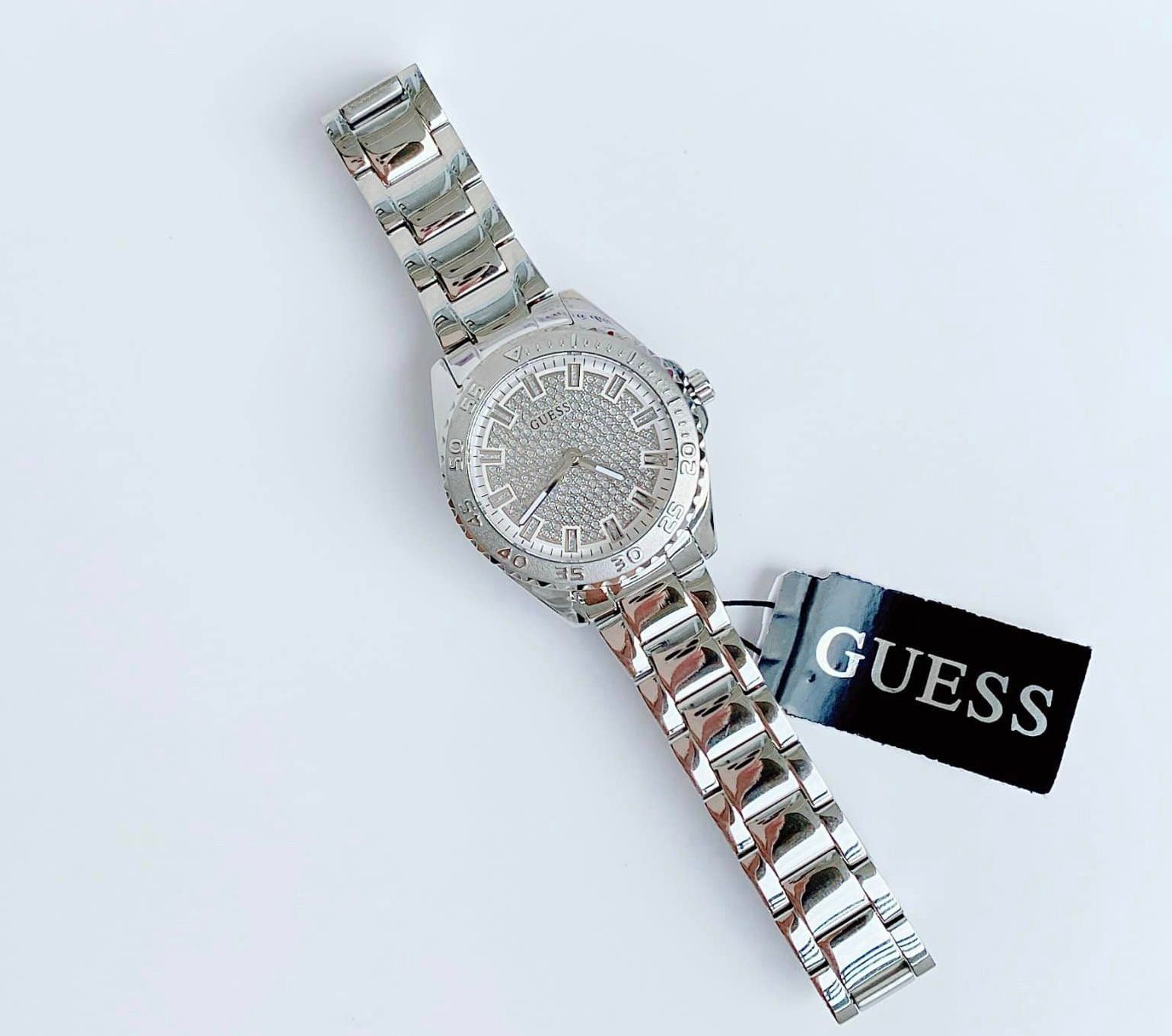 Đồng hồ Nữ chính hãng Guess GW0522L1 Size 39-Máy Pin-Dây da cao cấp