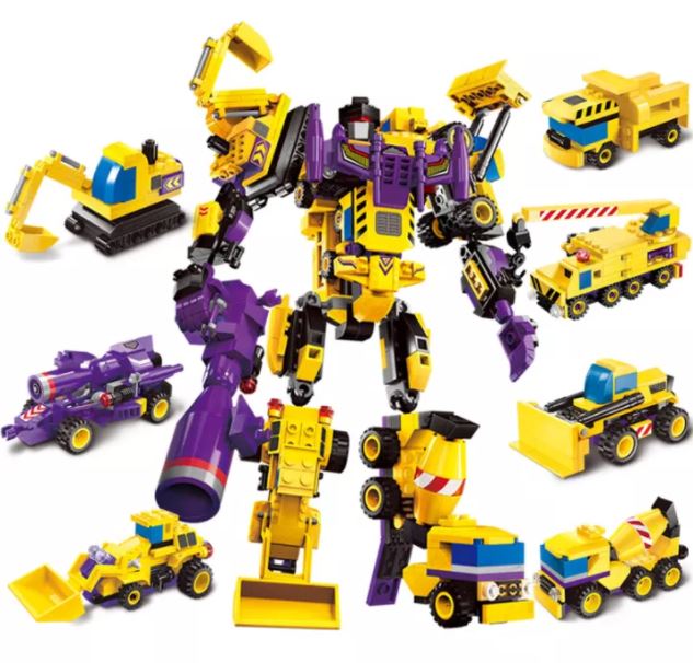Bộ xếp hình lego Transformer Devastator 7 in 1 Enlighten-1401 599 chi tiết