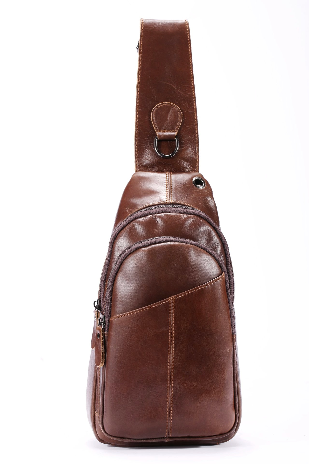 Túi đeo da bò nhập khẩu cao cấp - da thật nguyên chiếc cực đẹp siêu bền TC110 thatchatstore