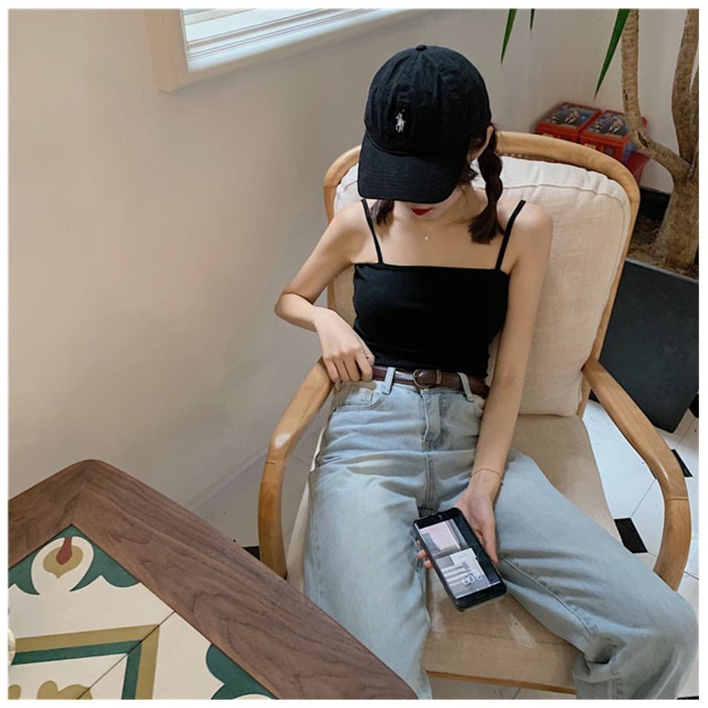 (ẢNH THẬT) Áo thể thao Bra hai dây croptop thời trang Ulzzang. Áo thun nữ, Áo 2 dây siêu co giãn dáng ôm, Áo kiểu nữ mềm mịn, áo croptop nữ . XƯỞNG MAY B&Q
