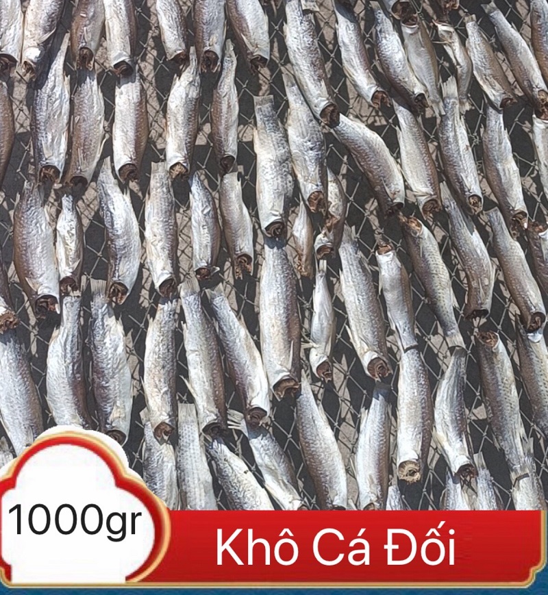 Khô cá đối cà mau thịt thơm ngọt đặc sản yến vy 1kg/ 500gram/ 250gram/ 100gram