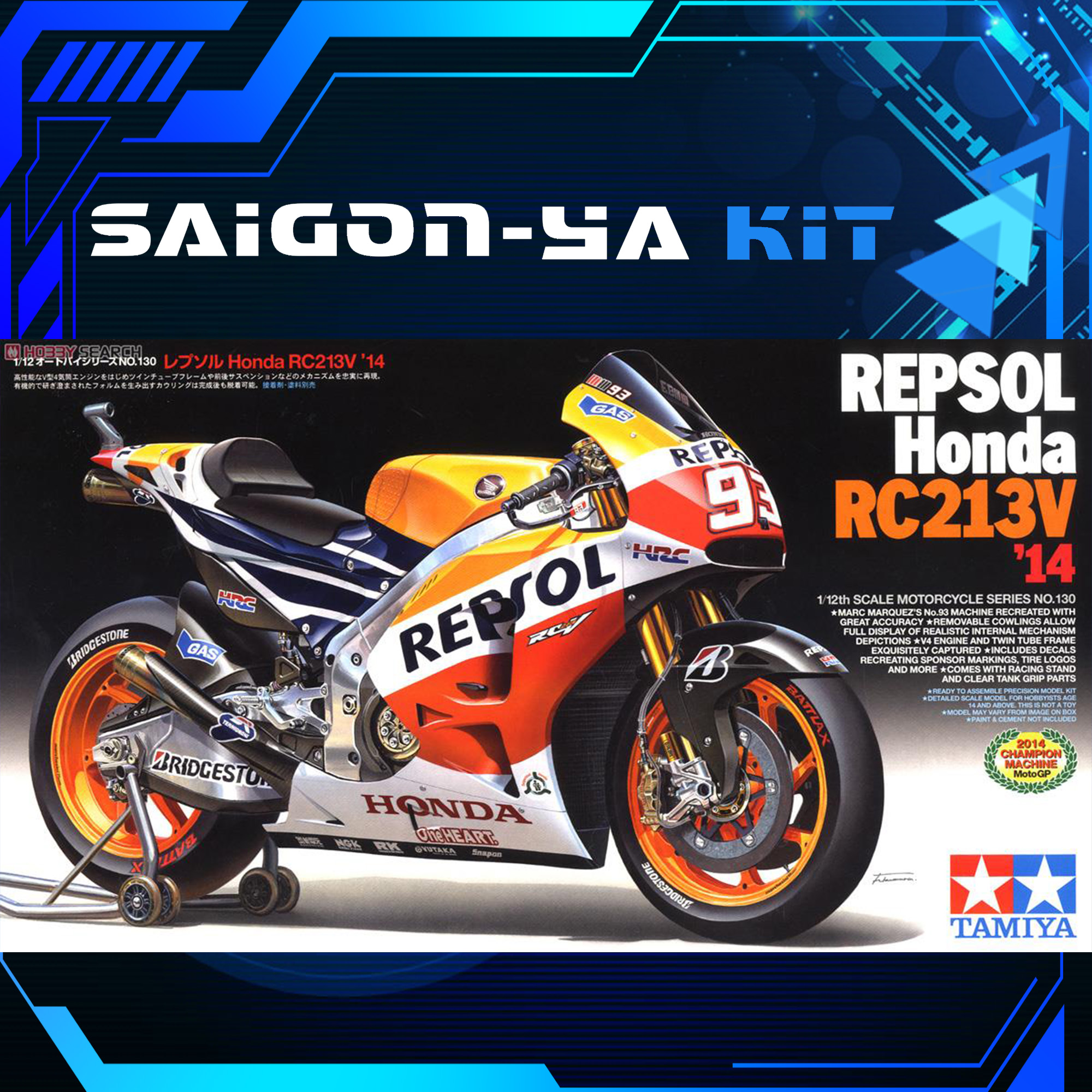 Mô hình xe repsol honda rc213v `14