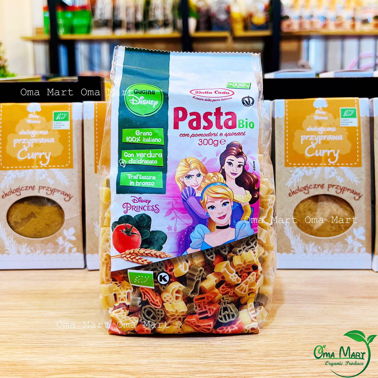 Nui hình công chúa, lâu đài hữu cơ Dalla Costa 300g