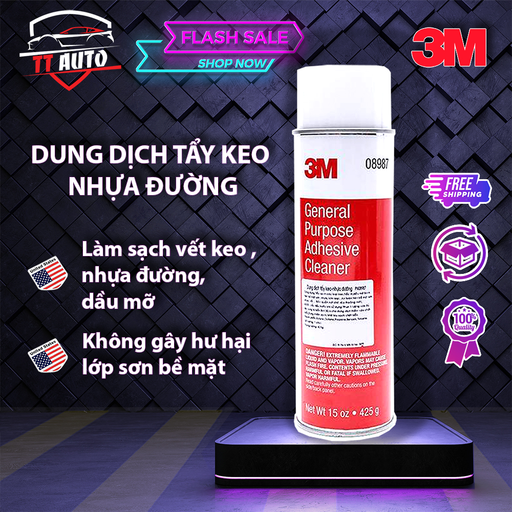 Hcm- chai xịt tẩy keo, tẩy nhựa đường - chất tẩy đa năng 3m