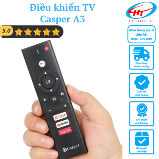  Remote TV | Điều khiển Tivi Casper A3 Voice  Có giọng nói  