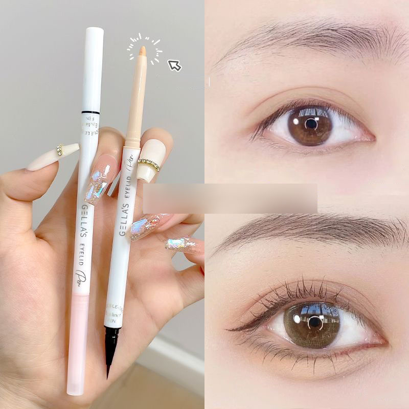 Bút kẻ mắt, bút kẻ bọng mắt, nhũ mắt gella's 2in1
