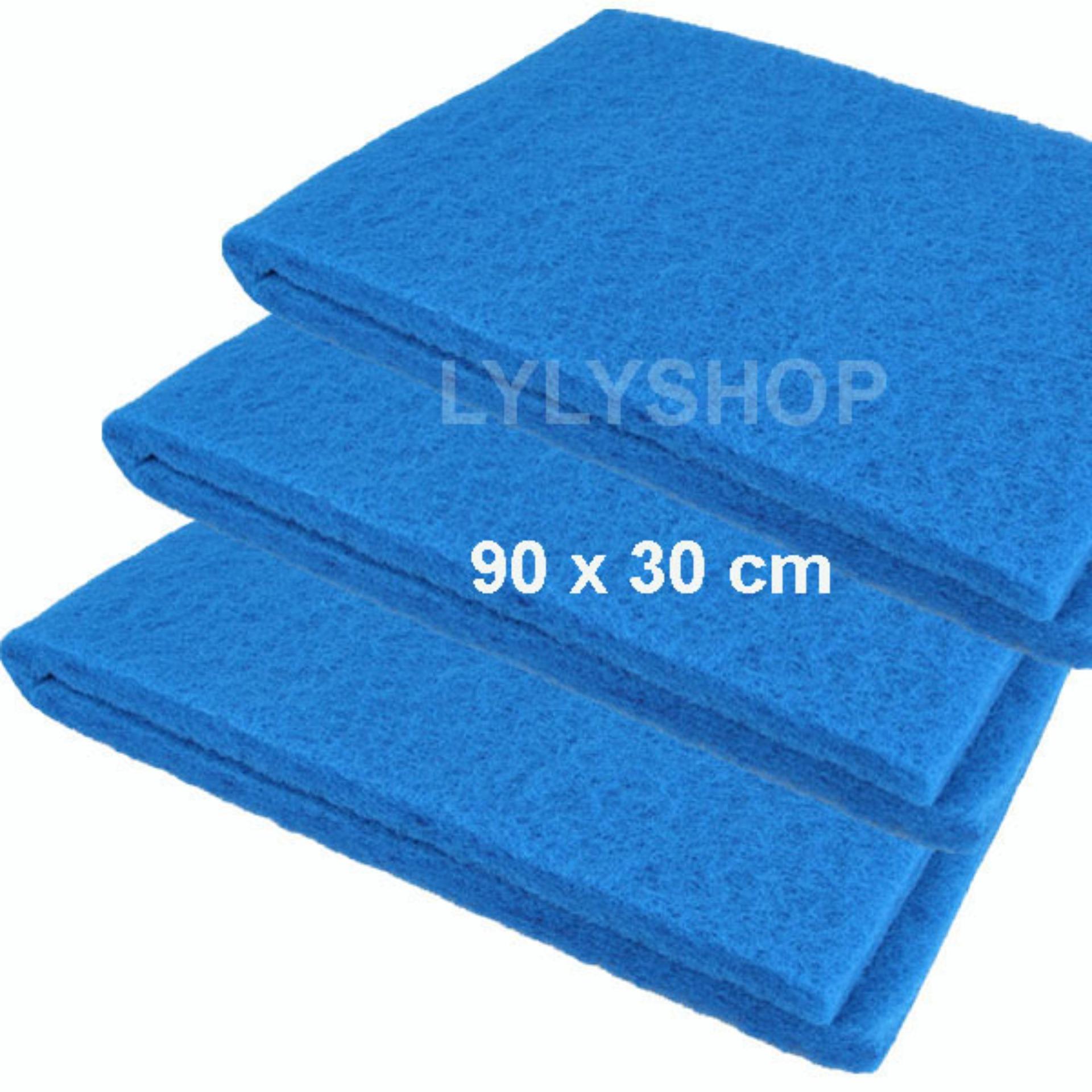 COMBO 3 XỐP LỌC NƯỚC HỒ CÁ DÀY 20MM, VẬT LIỆU LỌC KHÔNG THỂ THIẾU TRONG HỒ CÁ ( Màu Xanh)