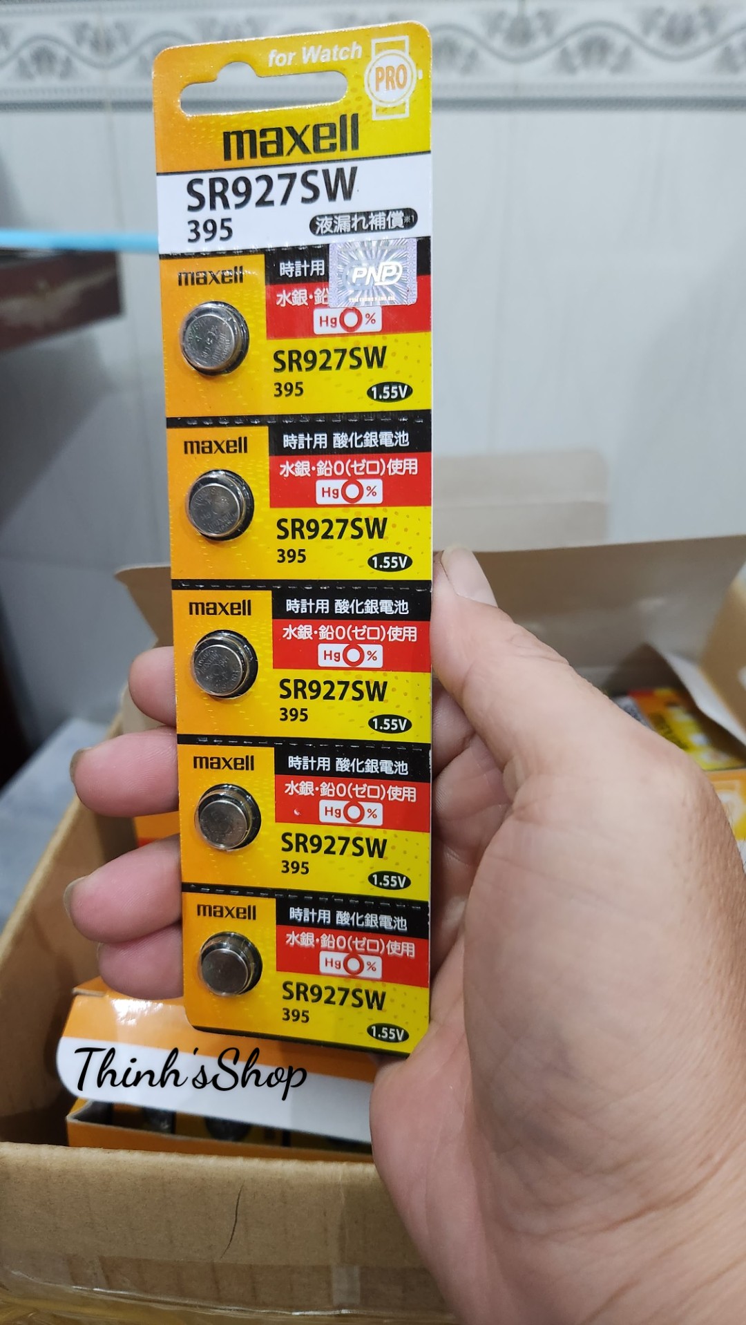 Pin đồng hồ maxell pro sr927sw sr927 / 395 hàng chính hãng made in japan