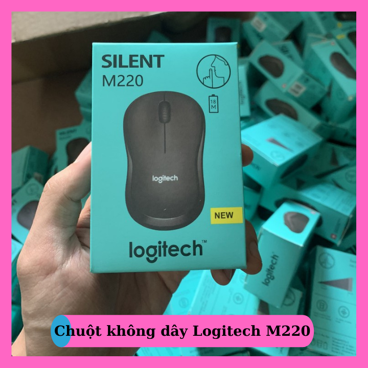 Chuột không dây Logitech Silent M220