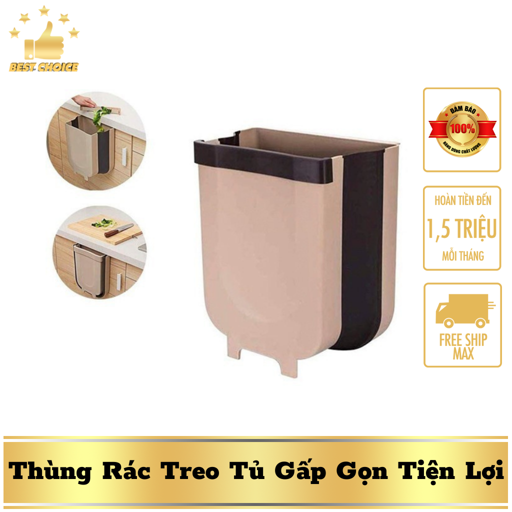 Thùng Rác Gấp Gọn Thông Minh Tiết Kiệm Không Gian Chất Liệu An Toàn Cho Sức Khỏe Thiết Kế Phù Hợp Với Mọi Gia Đình, Thùng Rác Gấp Gọn Cao Cấp