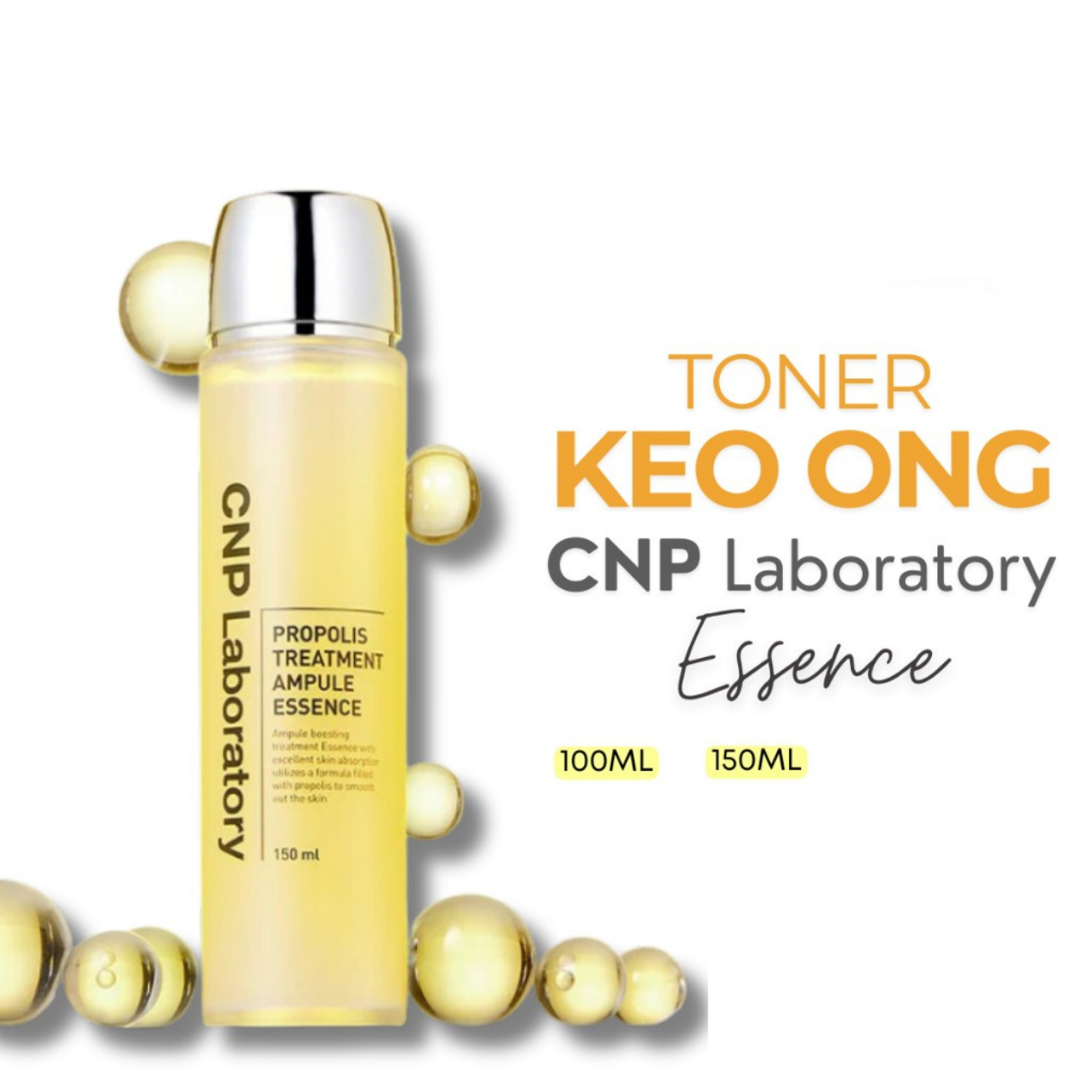 Toner Keo Ong CNP Propolis Treatment Ampule Essence Dưỡng Ẩm, Phục Hồi, Căng Bóng Da