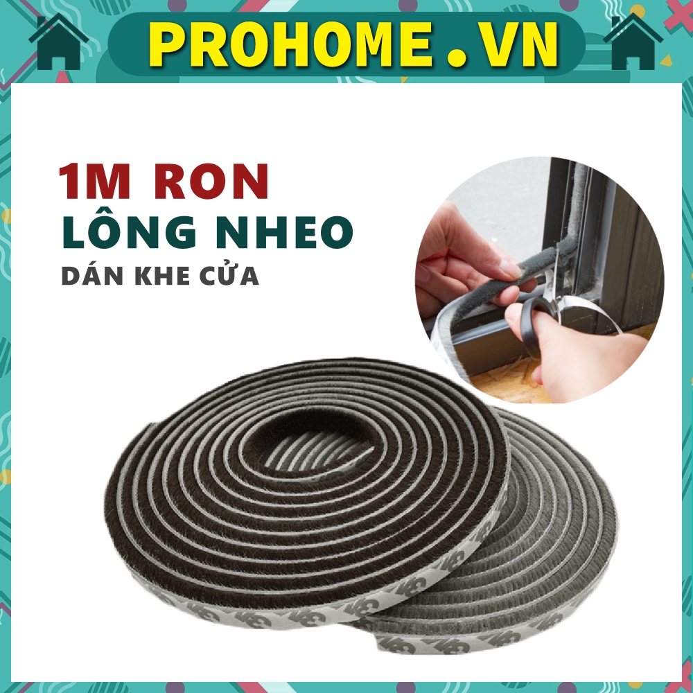 Ron Lông Nheo, Ron Sợi Lông Nheo Dán Khe Hở Khung Cửa Ngăn Bụi Côn Trùng - Gioăng dán cửa sợi lông