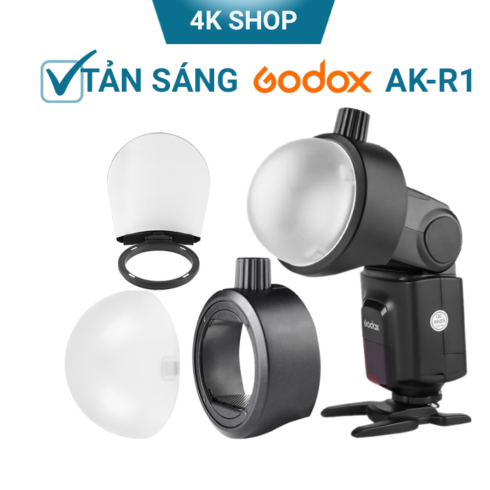 Bộ tản sáng cho đèn flash rời godox AK-R1