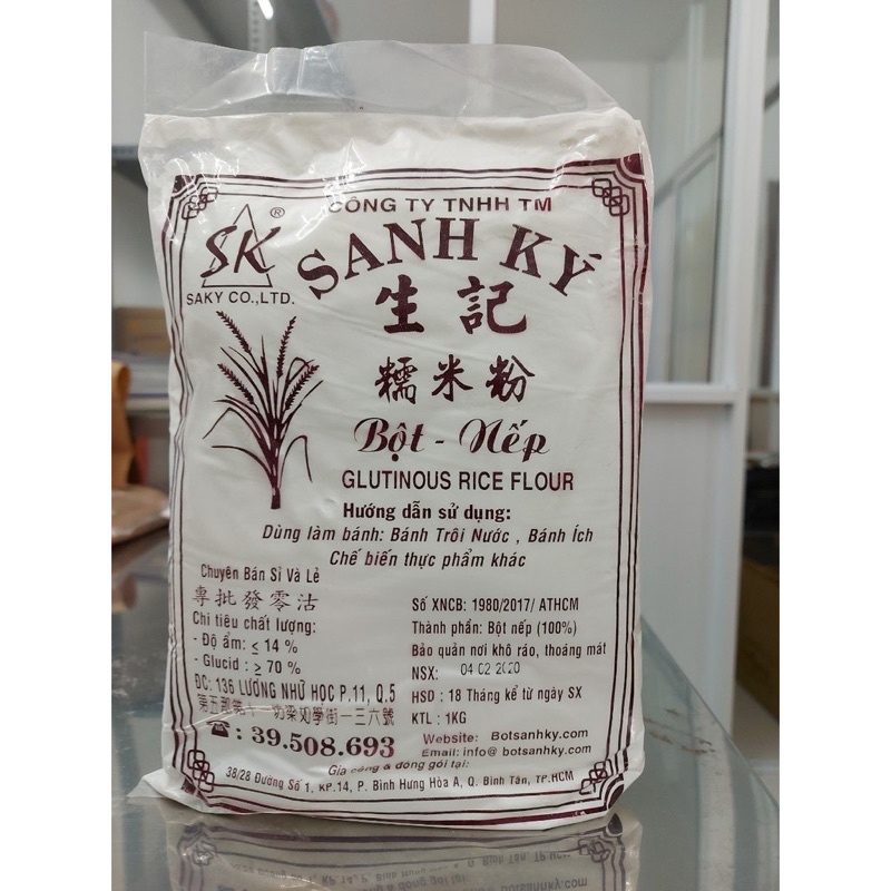 Bột nếp sanh ký 1kg