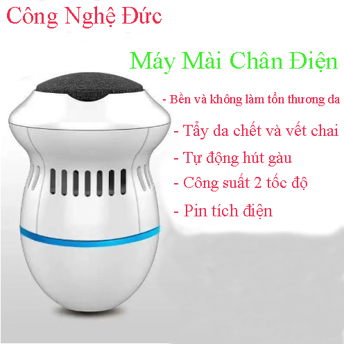 Máy chà gót chân, tẩy tế bào chết gót chân công nghệ đức