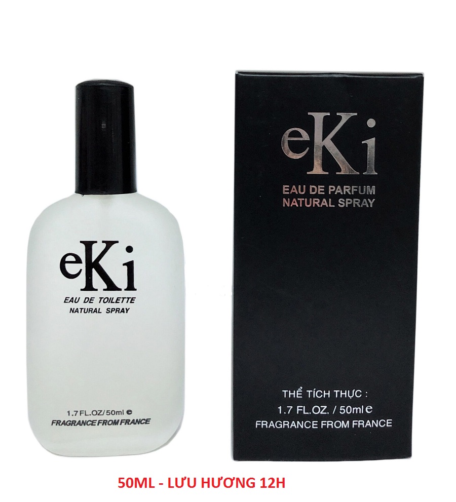 [HCM]Nước Hoa EKi Nam Cá Tính Mạnh Mẽ Mam Tính Lưu Hương Lâu 50ML