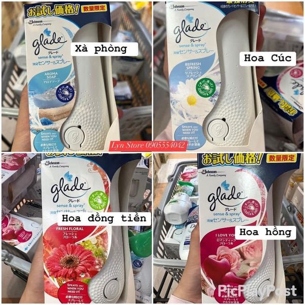 Xịt thơm phòng tự động glade nội địa nhật