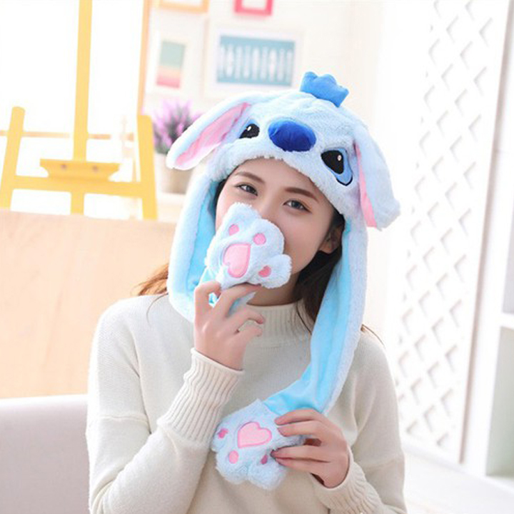 Nón Tai Thỏ Giật 2 Tai - Nón Tai Thỏ Điều Khiển Hàn Quốc TikTok