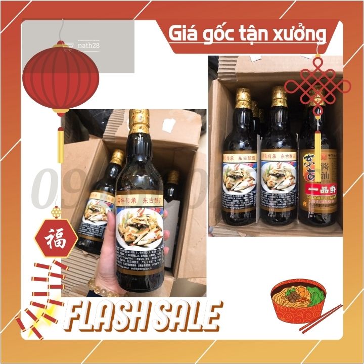 [Gia vị - Nước tương] NHẤT PHẨM TIÊN - xì dầu (tàu) càng cua chất lượng 500ml