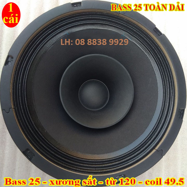 LOA BASS 25 TOÀN DẢI COIL 50 GÂN VẢI - GIÁ 1 LOA