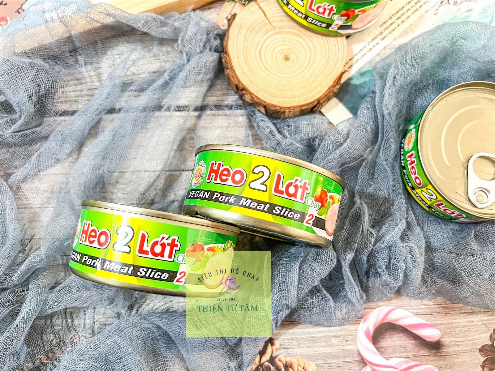 Heo hai lát chay âu lạc thực phẩm chay đóng hộp