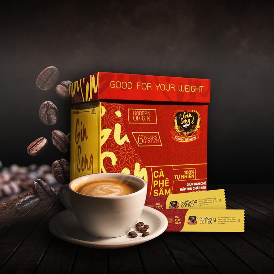 CÀ PHÊ SÂM GINSENG COFFEE Hộp 30 gói