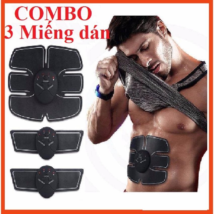 Bộ 3 máy tập bụng giảm mỡ EMS cao cấp máy tập bụng máy giảm mỡ máy tập tay máy tập cơ bụng giảm mỡ tại nhà