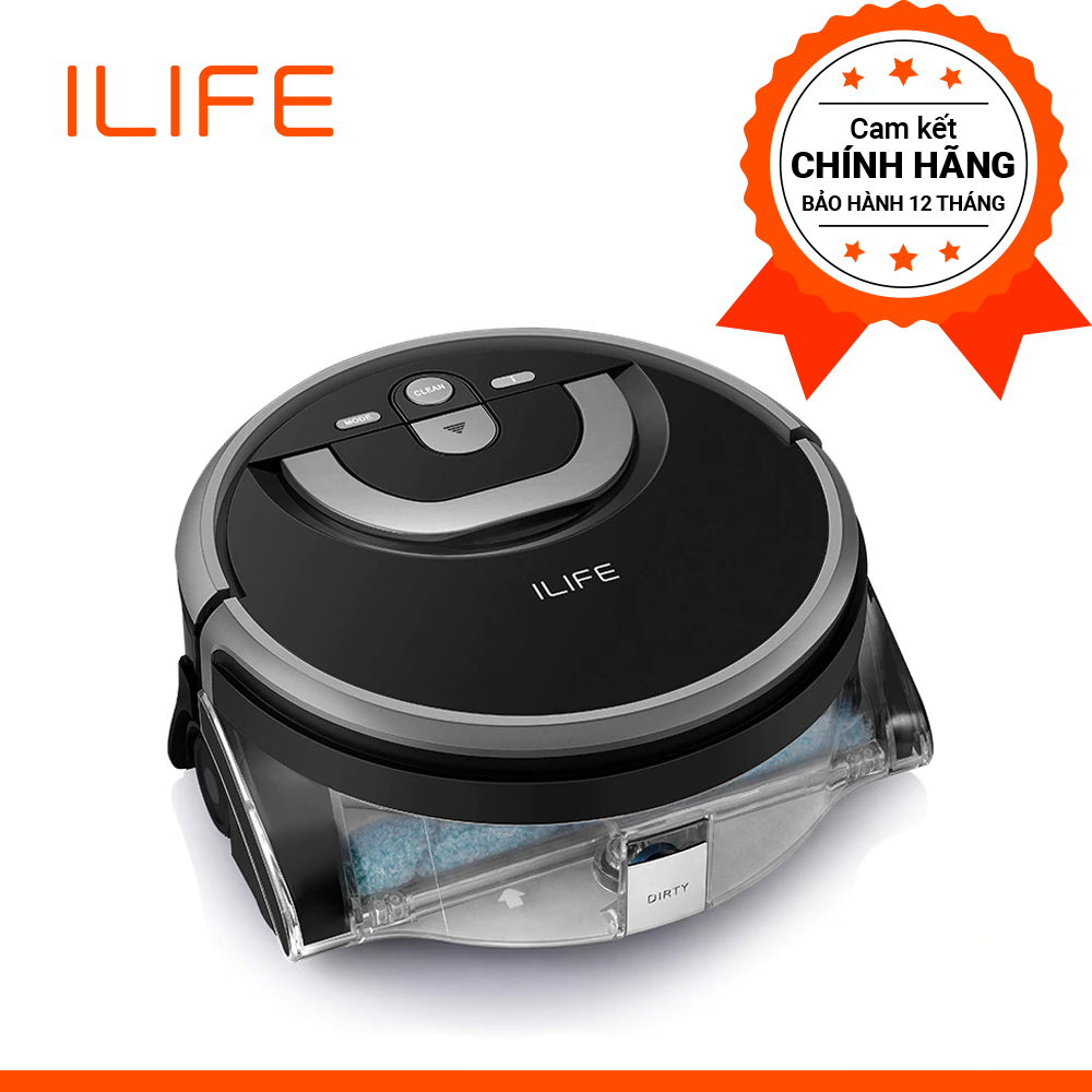 [Trả góp 0%]Robot Lau Nhà - Chà Sàn chuyên dụng iLife W400 - Phiên Bản Nhật