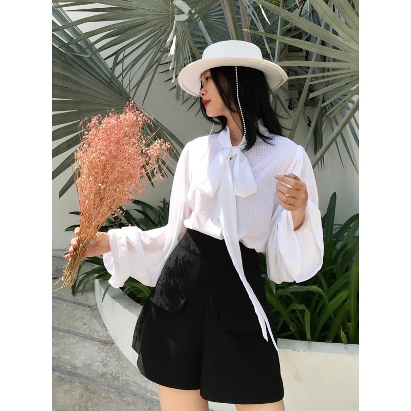 SAP-Quần short cạp cao Luv