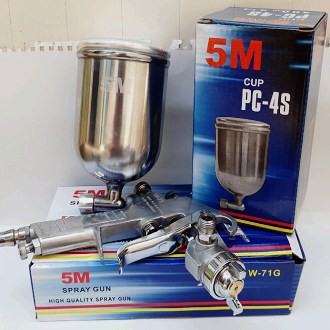 Súng phun sơn w71 1.3mm, béc phun sơn lót, sơn màu, sơn bóng, vitule giá rẻ SONQUANGPHU422