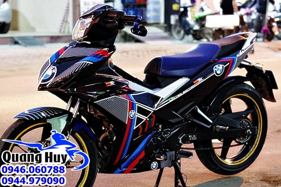 tem trùm xe máy Exciter 150 chế đẹp - giá rẻ - tem xanh đen cực ngầu