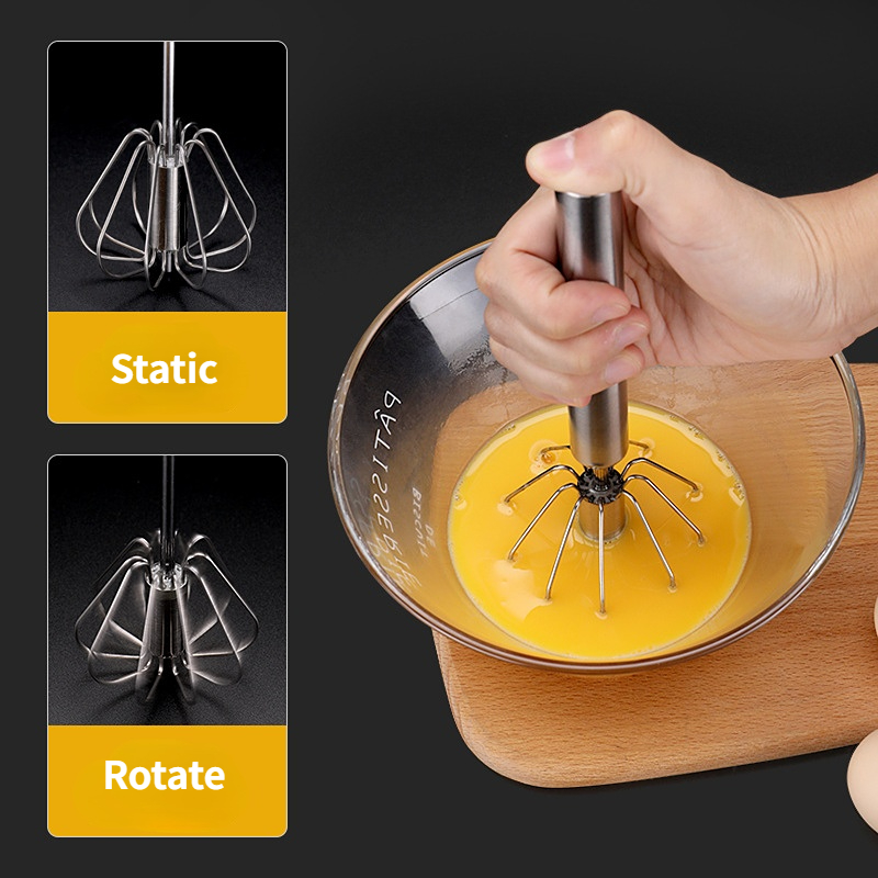 Trứng Beater trứng stiring bán tự động trứng công cụ Kem Whisk Hướng dẫn sử dụng trộn hộ gia đình nhà bếp tráng miệng nướng phụ kiện