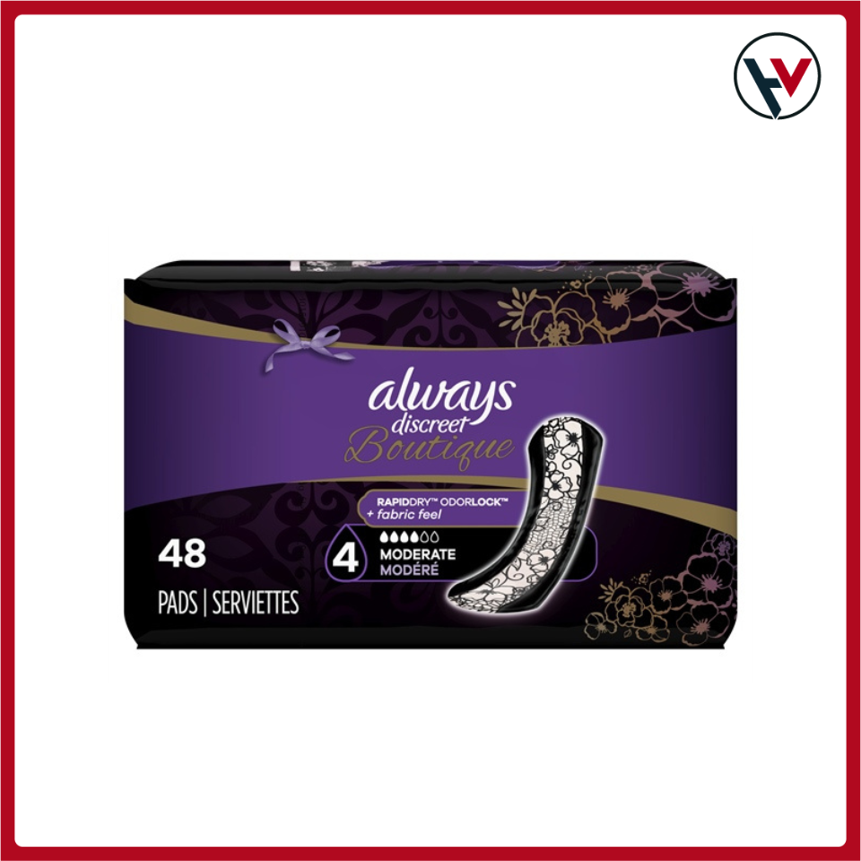 Băng vệ sinh Always Discreet Boutique 48 Miếng