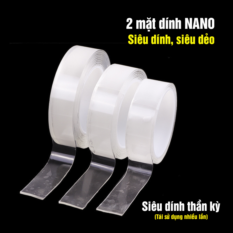 Băng keo băng dính 2 mặt đa năng trong suốt, bám dính trên mọi bề mặt chịu lực chịu nhiệt độ đàn hồi cao chống rung động