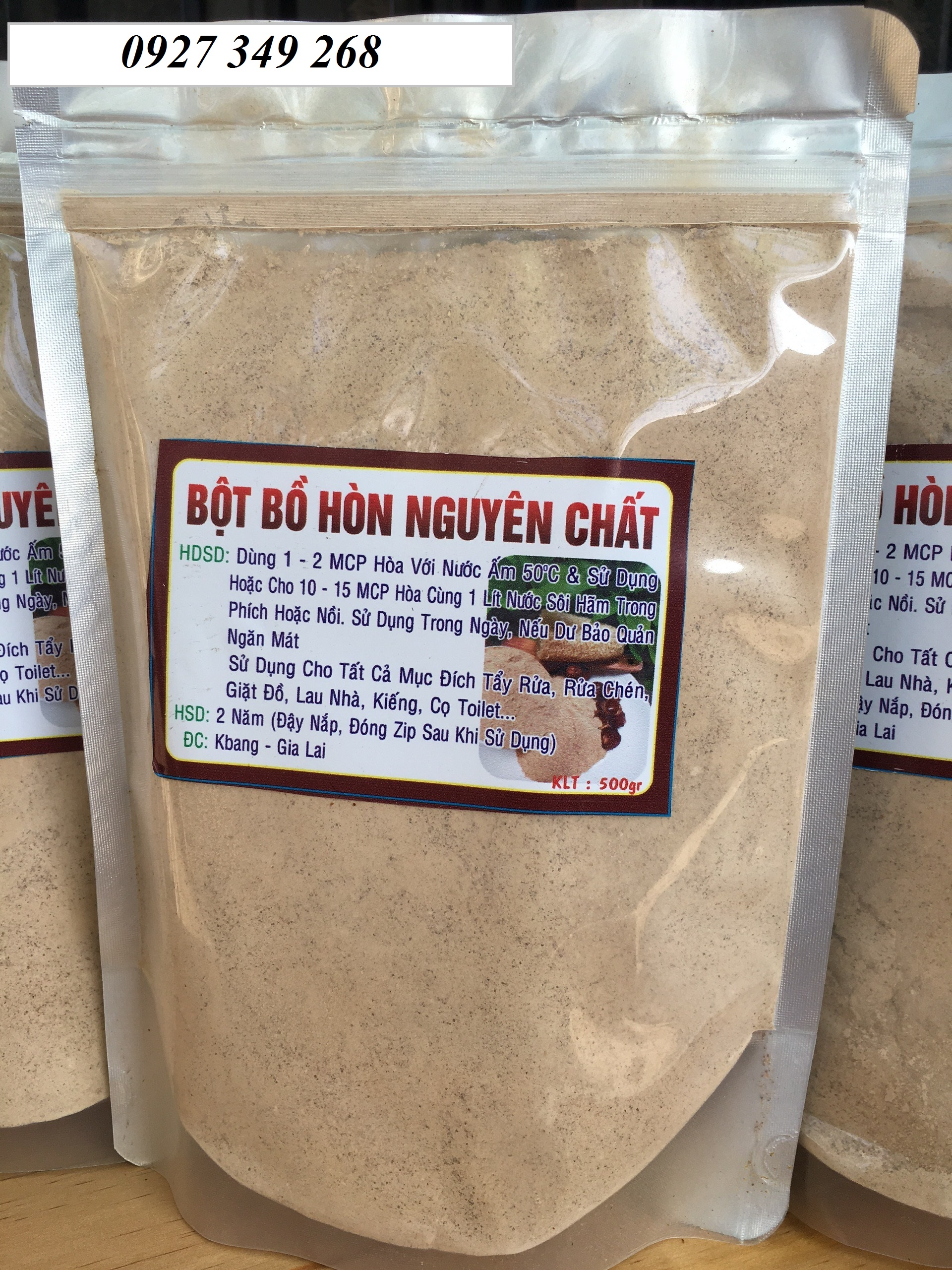 Bột bồ hòn nguyên chất 500g