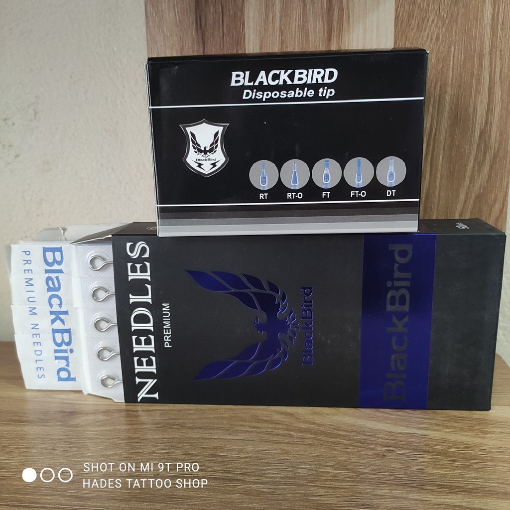 Bộ Kim xăm + Ngòi 11M1 đánh bóng Black Bird