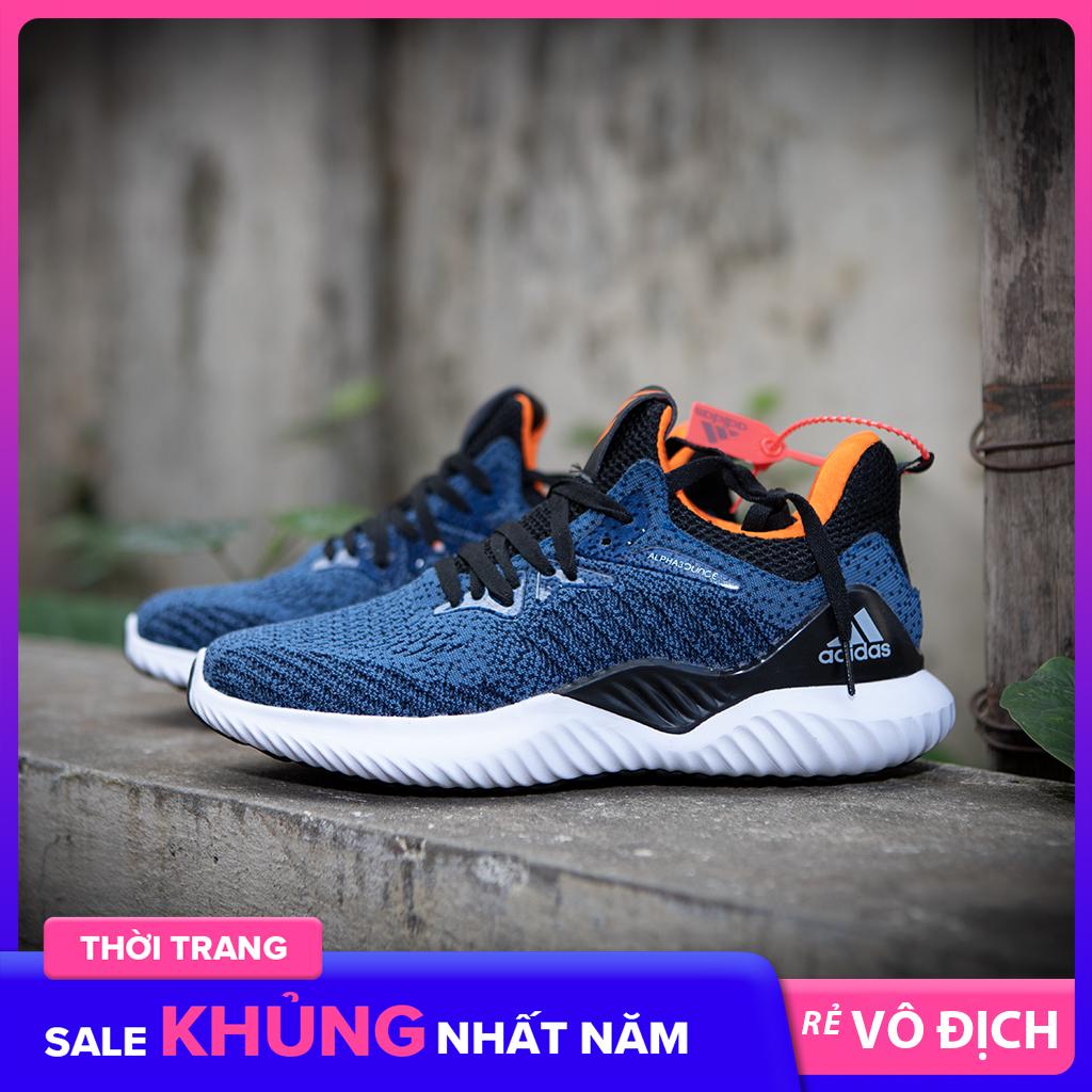 Giày sneaker nam giày thể thao nam giày ulzzang nam Apha bounce xanh cam
