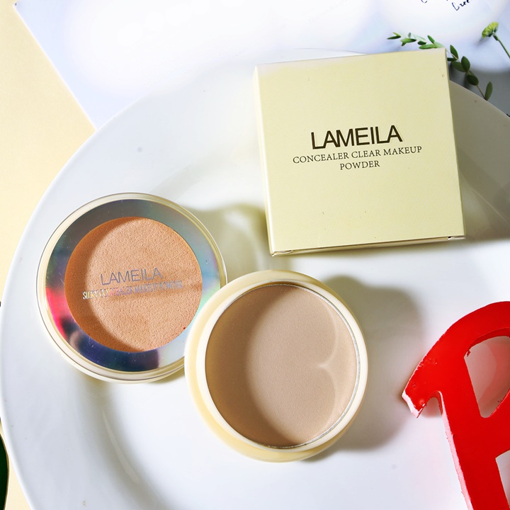 Phấn nền siêu mịn lâu trôi Lameila giữ màu lâu cả ngày lên màu chuẩn 5048