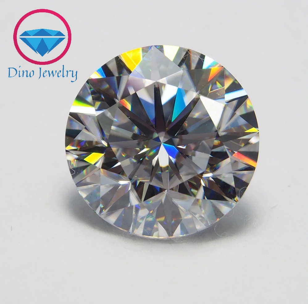 (Size 6.8 ly) Kim cương nhân tạo Moissanite - Nước D - Độ tinh khiết FL