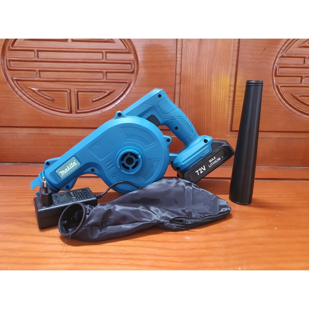 Máy thổi bụi, hút bụi dùng pin,72V Makitathổi cực khỏe .hút cực mạnh .máy thổi bụi dùng pin .không dùng điện