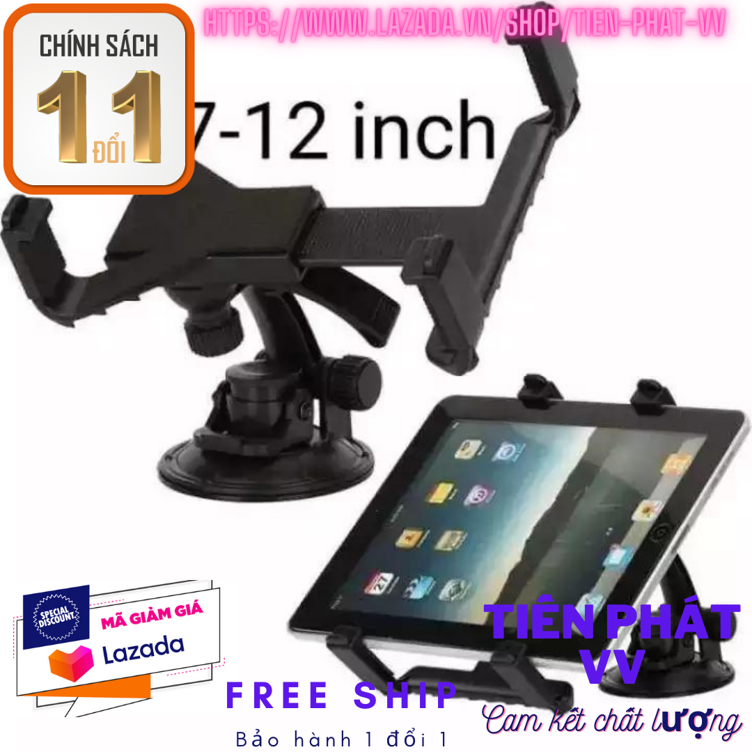 Kẹp iPad trên xe hơi Universal Holder-Hàng cao cấp
