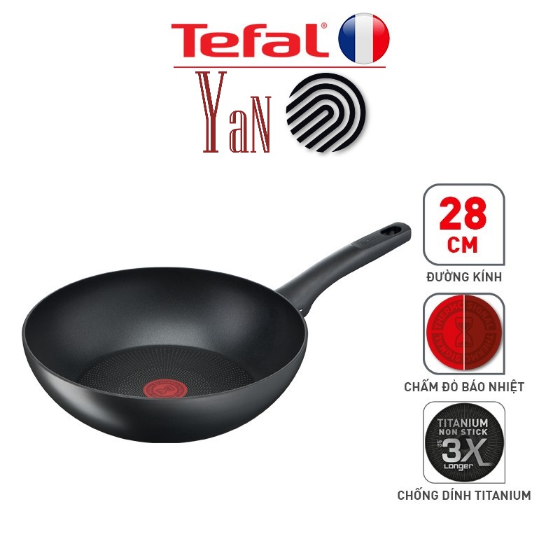 Chảo chiên sâu lòng đáy từ chống dính cao cấp Tefal Ultimate 28cm G2681972 - Hàng chính hãng