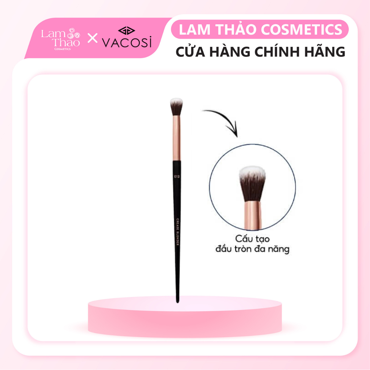 Cọ Tán Phấn Mắt Vacosi Crease Blender