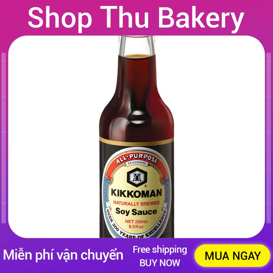 Nước Tương Soy Sauce Kikkoman (250ml) DTK1749827 - Shop Thu Bakery - Soy sauce kikkoman soy sauce (250ml)