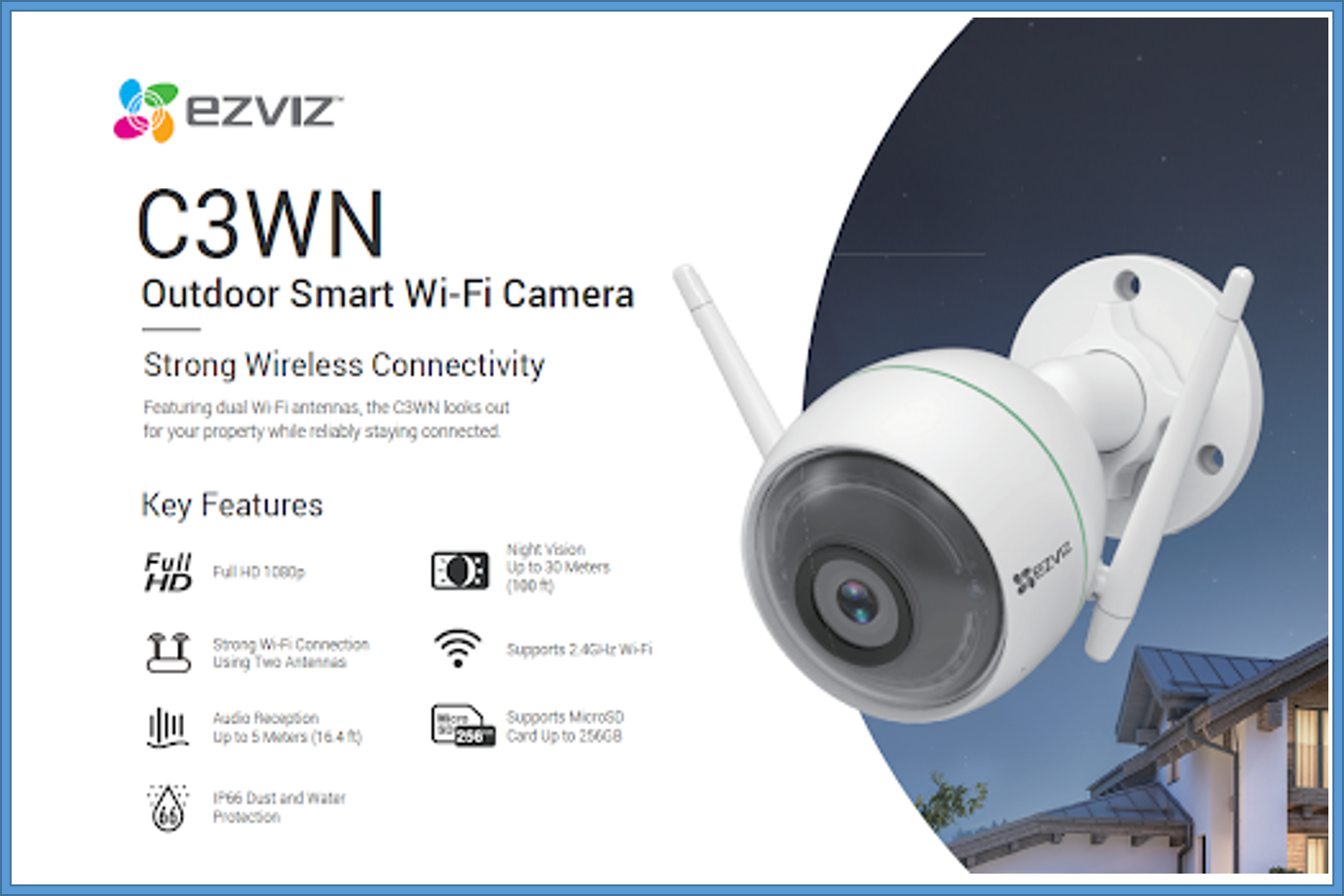 [HCM]Camera ip Wifi Ezviz C3WN CS-CV310 1080P Bảo Hành Chính Hãng 24 Tháng