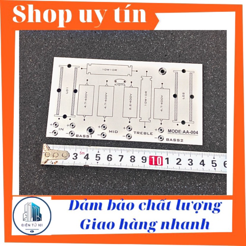 Bo mạch in PCB phân tần 2 bass 1 trung 1 treble