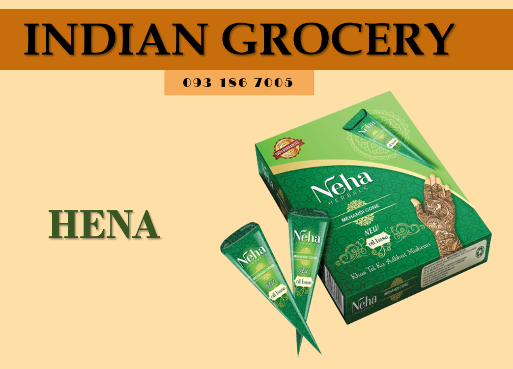 Vẽ hena cho tay - neha herbals hena for hand