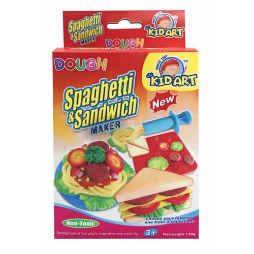 Bột nặn dough 6 màu spaghetti & sandwich