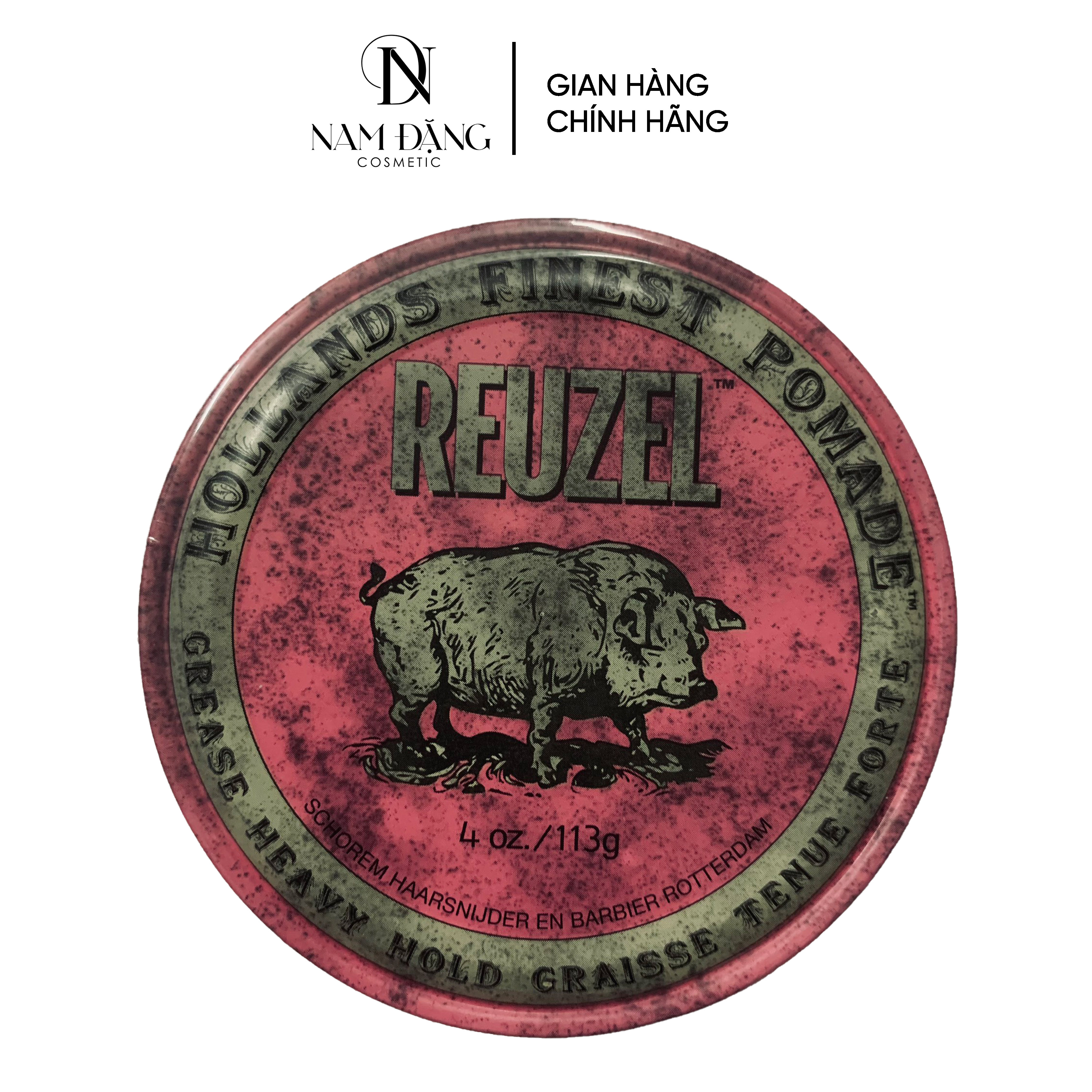 Sáp vuốt tóc nam reuzel pink pomade 35g-113g-340g